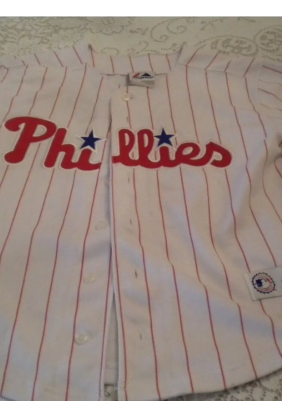 Phillies MLB Baseball Utley Youth Medium Kids Baseball Jersey